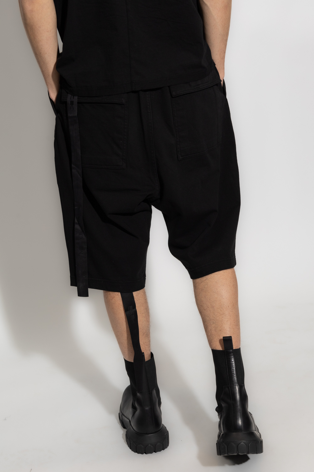 Black Shorts with logo Rick Owens DRKSHDW - Grimey Ocean Black Shorts with logo Rick Owens DRKSHDW - Grimey Ocean